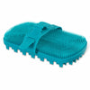 Messy Mutts Silicone Dual Sided Grooming Brush Blue 6.5
