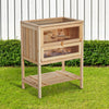 PawHut Fir Wood Hamster Cage Mouse Rats Small Animals Exercise Play