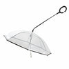 Hot Selling Transparent Pet Supplies Adjustable Pet Umbrella